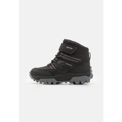 Image of Geox Himalaya BOY ABX Winter boots for kids, Size: 3, Black Imitation leather/ textile