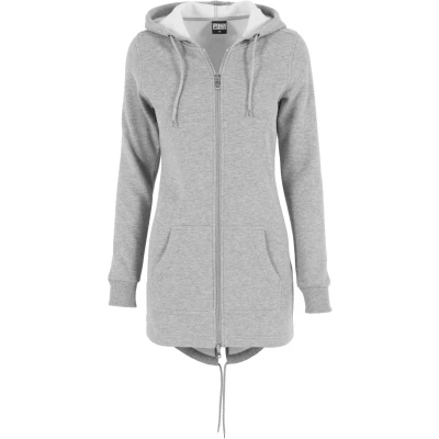 Image of Urban Classics Parka Zipup sweatshirt, Women&#039;s, Size: XS, Grey