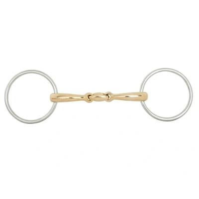 Image of BR Double Jointed Loose Ring Snaffle Soft Contact 12 mm Ø 70