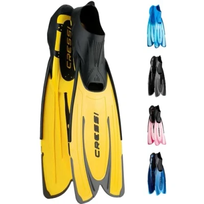 Image of Cressi Unisex&#039;s Agua Fins Blue, Size 41/42 6.5/7.5