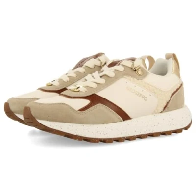 Image of GIOSEPPO Women&#039;s Copake Sneaker, Beige, 3.5 UK