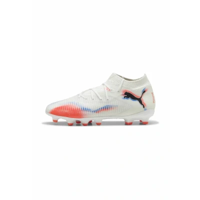 Image of Puma Future 8 PRO Football boots firm ground White black glowing red for kids, Size: 11K, shoes
