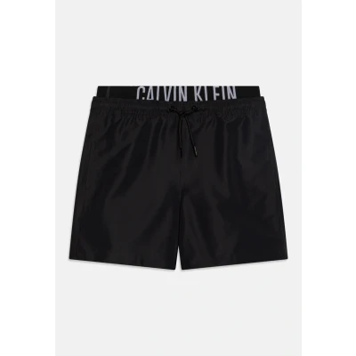 Image of Calvin Klein Children&#039;s Bathing Shorts Medium Double with Logo Band, Black (Pvh Black), 8 10 anni