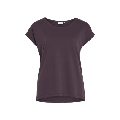 Image of VILA Vidreamers NEW PURE Basic Tshirt, Women&#039;s, Size: XS, Plum perfect