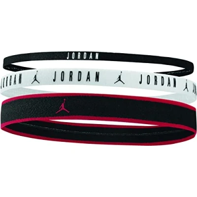 Image of Jordan Elastic Mixed Width 3 PACK Other accessories, Size: One Size, Black/white/black