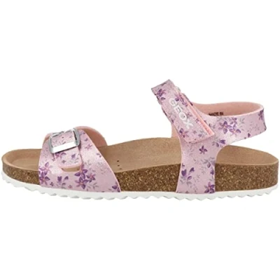 Image of Geox Adriel GIRL Sandals for kids, Size: 5, Pink High quality imitation leather