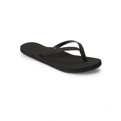 Image of Roxy Napili Tbar sandals, Women&#039;s, Size: 7, Black Synthetics
