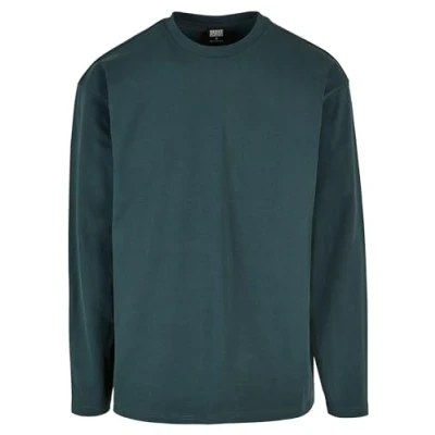Image of Urban Classics Ultra Heavy Long sleeved top, Men&#039;s, Size: XL, Bottlegreen