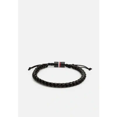 Image of Tommy Hilfiger Bracelet, Men&#039;s, Size: One Size, Black