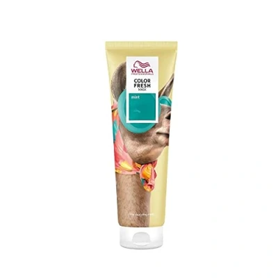 Image of Wella Professionals Care Color Fresh Semi Permanent Colour Mask Mint 150ml