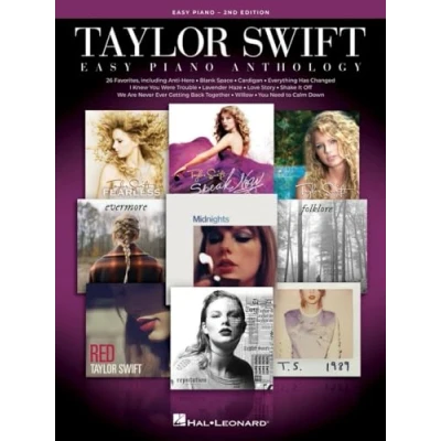 Image of Taylor Swift Easy Piano Anthology 2nd Edition: level Song Arrangements With Lyrics