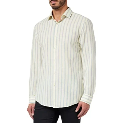 Image of HUGO Men&#039;s Kenno Shirt, Light/Pastel Blue451, 42, 16