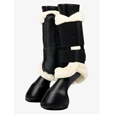 Image of LeMieux Fleece Edge Mesh Brushing Boots