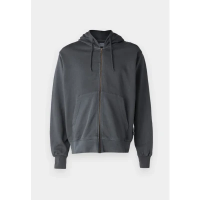 Image of Jack &amp; Jones Jjecharge Faded ZIP HOOD Zipup sweatshirt, Men&#039;s, Size: Small, Castlerock