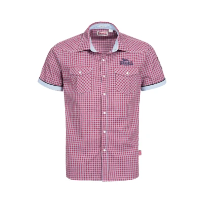 Image of Lonsdale Men&#039;s Berny Slim fit Shirt, Short Sleeve
