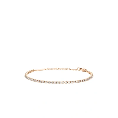 Image of Daniel Wellington Classic Tennis Bracelet Rose goldcoloured, Size: One Size, gold coloured