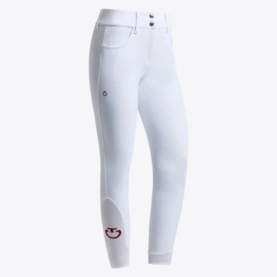 Image of Cavalleria Toscana Ladies American Breeches High Rise Full Grip White UK12 Horse &amp; Equestrian Riding