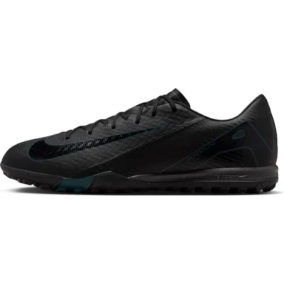 Image of Nike Performance ZOOM Vapor 16 Academy TF Astro turf trainers, Men&#039;s, Size: 6/6.5, Black/deep jungle Synthetics