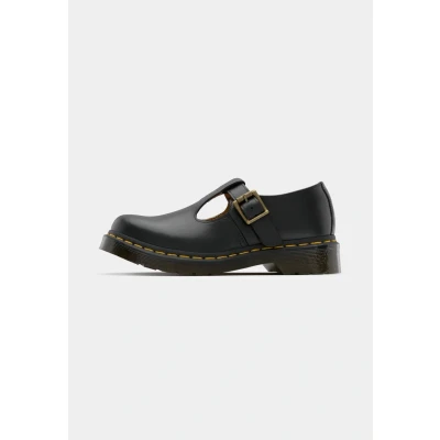 Image of Dr. Martens Polley Slipons, Women&#039;s, Size: 3, Black Leather