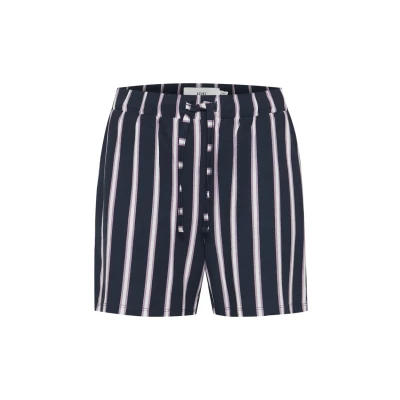 Image of ICHI Ihlisa SHO Shorts, Women&#039;s, Size: Medium, Total eclipse stripe