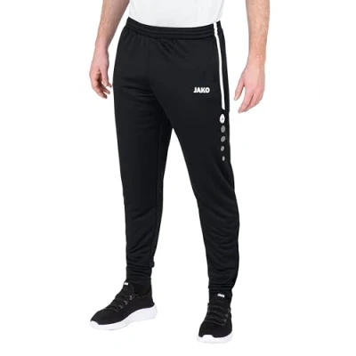 Image of Jako Active Children&#039;s Tracksuit Bottoms, Multi Coloured black/white 8 years