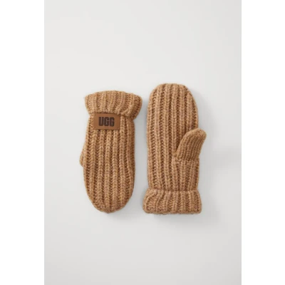 Image of UGG Boy&#039;s K Chunky Mitten, Camel, O/S UK