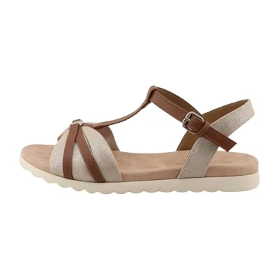 Image of TOM TAILOR Women&#039;s 5390490025 Sandal, Gold, 7 UK