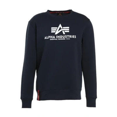 Image of ALPHA INDUSTRIES Men&#039;s Basic Sweatshirt, Navy, S