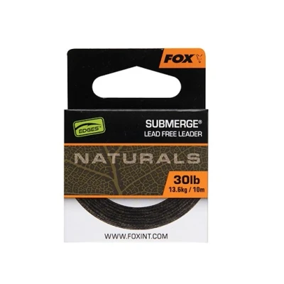 Image of Fox Edges Naturals Submerge Leader 30lb (10m) Carp hooklink material
