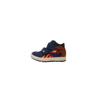 Image of Lurchi Sneaker Dinotex Trainers for kids, Size: 10.5K, Navy Suede