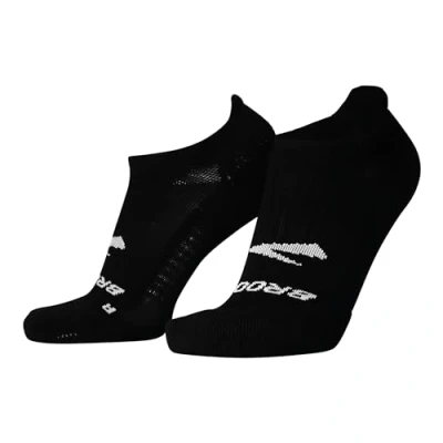 Image of Brooks Ghost NO SHOW Sports socks, Size: 4 9, Black