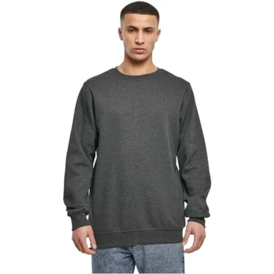 Image of Urban Classics Basic Sweatshirt, Men&#039;s, Size: 3XL, Grey