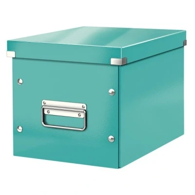 Image of Leitz Medium Storage Cube, Ice Blue, Click and Store Range, 61090051