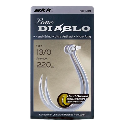 Image of BKK Lone Diablo 2/0# Predator hooks