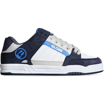Image of Globe TILT Skate shoes, Men&#039;s, Size: 7.5, Blue heaven/white Leather/synthetics