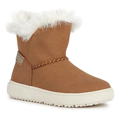 Image of Geox J Theleven G Winter boots for kids, Size: 9K, Marron Synthetics