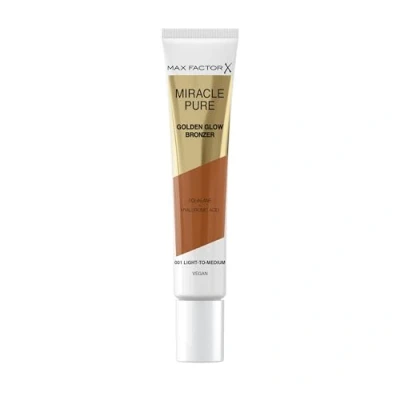 Image of Max Factor Miracle Pure Golden Glow Bronzer 15ml (Various Shades) 001 Light to Medium