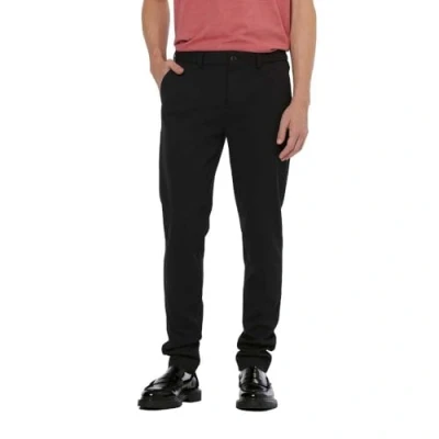 Image of Scotch &amp; Soda MOTT Tailored Chinos, Men&#039;s, Size: 33x34, Black