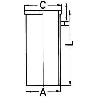 Image of Cylinder Sleeve KOLBENSCHMIDT 89178190