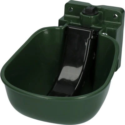 Image of Water Bowl Plastic with spoon green