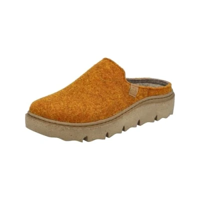 Image of Josef Seibel Carmaux Slippers, Women&#039;s, Size: 6.5, Anthrazit Sheepskin pelt