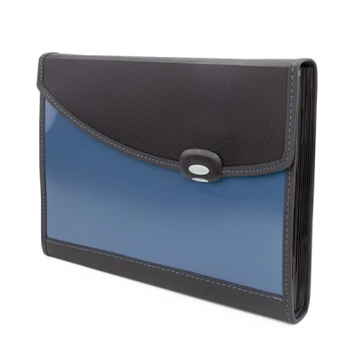 Image of Rapesco 0679 7 Part Business Expanding File Folder with Handle, A4+, Blue