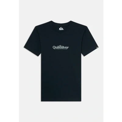 Image of Quiksilver Fineline Youth Unisex Print Tshirt for kids, Size: 16t, Black
