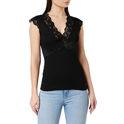 Image of Morgan Women&#039;s T Shirt, Black (Noir Noir), L