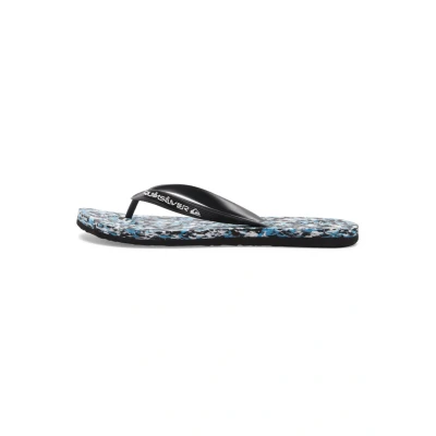 Image of Quiksilver Molokai Recycled Pool shoes, Men&#039;s, Size: 6, Black denim Synthetics