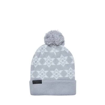 Image of Urban Classics POM Beanie, Size: One Size, Lightasphalt