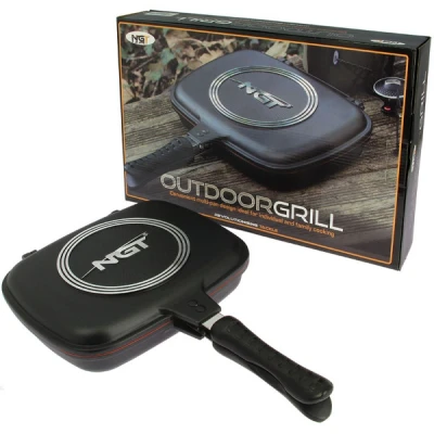 Image of NGT Double Grill Pan Camping cutlery