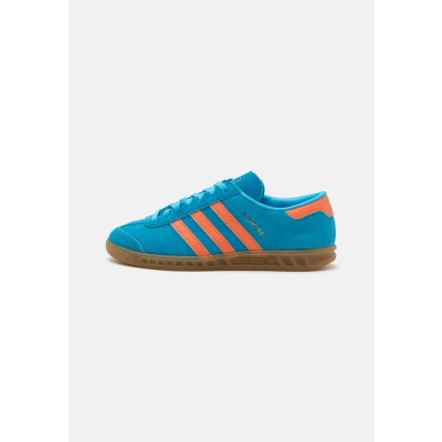 Image of adidas Originals Hamburg Trainers, Women&#039;s, Size: 35, Sky rush/semi coral/gold metallic shoes