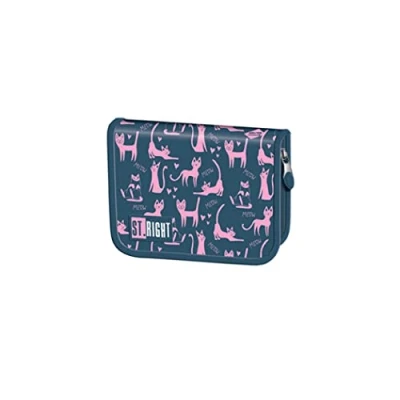 Image of ST.Right Lazy Cats, Purple, 20.5 x 14 3.5 cm, Designer