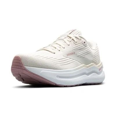 Image of Brooks Ghost MAX 2 Neutral running shoes, Women&#039;s, Size: 4, Coconut milk gray zephyr Textile